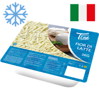 Mozzarella TAGLIO NAPOLI Fiordilatte Tina FRYST 3Kg