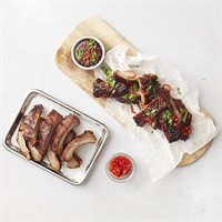 Ribs BBQ färdiga fryst  SousVide 8 kg Dafgård