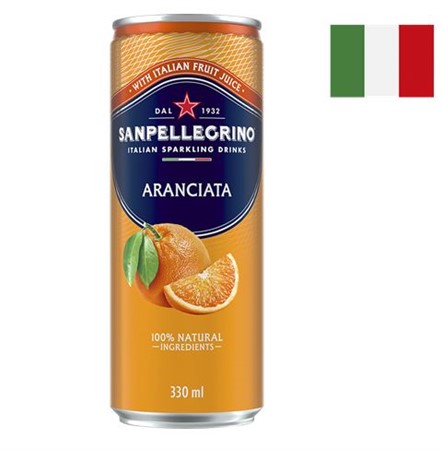 San Pellegrino Aranciata Natural 33cl Sleek 24st