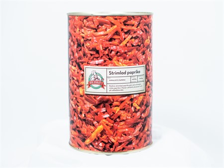 Strimlad paprika 3x4,2kg