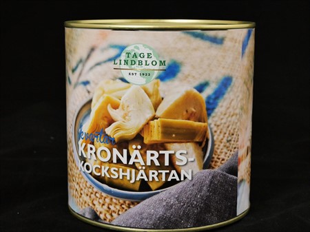 Kronärtskockshjärtan kvartar 6x2,5