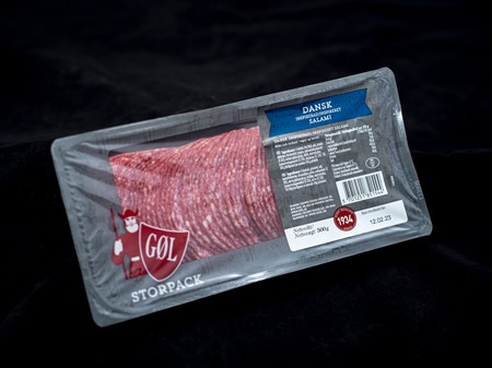 Salami dansk skiv 6x500 gr Tulip