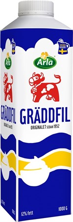Gräddfil 12% 1L arla