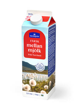 Mellanmjölk 6x1 lit Norrmejerier