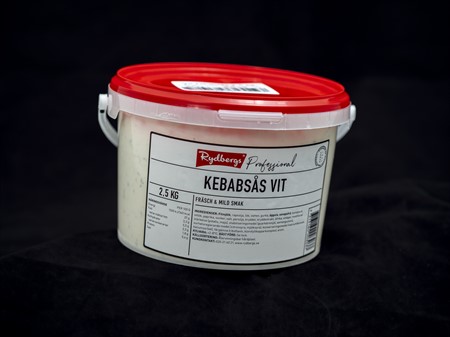Vit Kebabsås 2,5kg Rydbergs