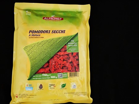 Soltorkade Tomat 1,7kg Alfichef 6pås/kart