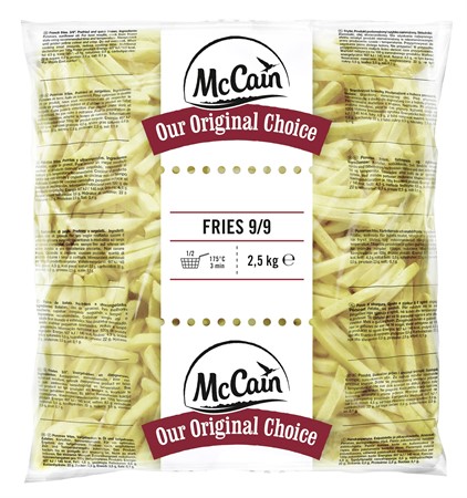 Pommes Frites Original 9mm 5x2,5 kg McCain
